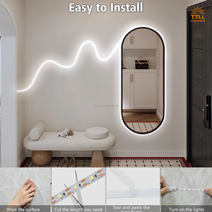 <span class=keywords><strong>Prix</strong></span> d'usine, haute luminosité, 12V, IP20, une puce, une coupe, SMD 2835, guirlandes lumineuses LED, 120d LED, bande lumineuse flexible autocollante - Product Image 4