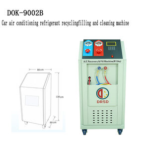 DS9002B <b>Portable</b> Intelligent Automatic Car <b>AC</b> Service Machine New Condition Metal for Refrigerant Recovery Flushing Refilling - Product Image 3