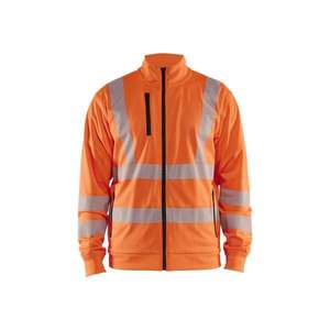 BLAKLADER - 356325385300XS Sudadera Hi-Vis Full-zip Orange - EAN 7330509832295 ROPA DE TRABAJO DE LA HI-VIS - Product Image 1