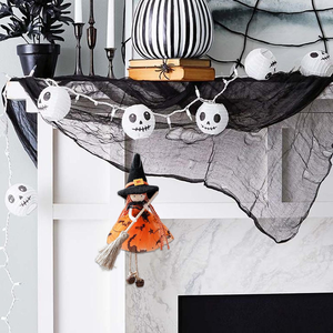 Bambole <span class=keywords><strong>Strega</strong></span> da Appendere, Decorazioni Spaventose di Halloween, Fantasmi Volanti, Ornamenti Fai-da-Te per Feste di Halloween - Product Image 6