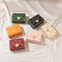 Boîte cadeau de luxe personnalisée pour chocolats et bonbons, emballage carré en papier pour mariages, pour le rangement de bonbons, finition mate