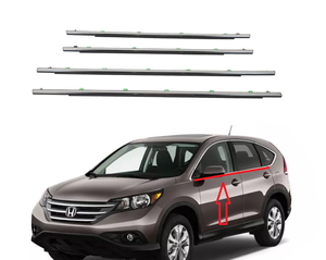 Gummi dichtung streifen für Außen wetter fenster für Honda CRV 2012-2016 Chrom 72450-T0A-A01 72950-T0A-A01 - Product Image 1