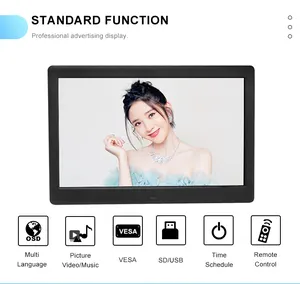 Negozio al dettaglio 10.1 "lettore multimediale tv digital signage monitor scaffale pubblicità display lcd