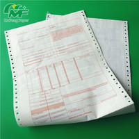 Formulari Triplici A4 60 GSM Senza Carbonio Bianco/Rosa Canarino Alta Qualità 100% Polpa di Legno Vergine Carta per Stampa Digitale