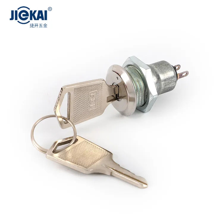 レーザーダイオード光ファイバーデバイス用JK103高セキュリティ2端子キースイッチロック