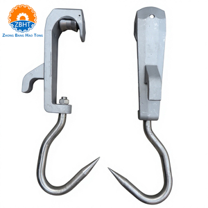 Système de crochets suspendus en acier inoxydable 304 de qualité industrielle pour abattoir de bovins, crochets complets pour viande de vache, <span class=keywords><strong>poulie</strong></span> pour camion frigorifique - Product Image 2