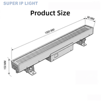 Barre de lumière stroboscopique LED RGBWA étanche IP65 672x0.5W+112x5W DMX RDM pour éclairage de scène extérieur