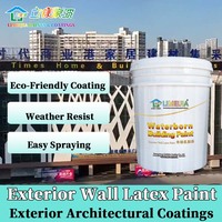 Peinture murale extérieure haute performance au latex avec résistance aux acides et aux alcalis et anti-grattage de Limeijia pour usines, livraison rapide