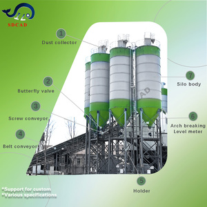 Sdcadi Thương Hiệu Nghề Tùy Chỉnh 100 T 200 T 300 T Bentonite Putty Bột Khô Vữa Hóa Chất Bột Lưu Trữ Silo - Product Image 2