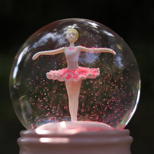 Tùy Chỉnh Giáng Sinh Xoay Âm Nhạc Ballerina Quả Cầu Tuyết Trang Trí Sang Trọng Món Quà Sinh Nhật Lưu Niệm Chất Liệu Nhựa Cho Cô Gái - Product Image 5