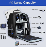 Sac à dos de protection portable pour console PS5, accessoires de jeu, rangement pour console de jeu Playstation, sac à dos