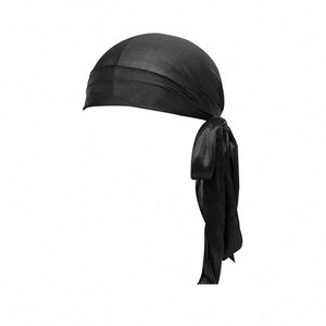 Gorro Durag de Satén Transpirable para Hombres y Mujeres, Ultra Suave, Sin Arrugas, con Cola Larga y Ancha, para el Cuidado del Cabello con Ondas 360, Trenzas y Locs - Product Image 4