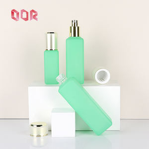 Juego de Envases Vacíos de Lujo para Crema, Loción y Sérum para el Cuidado de la Piel, Botellas Acrílicas Verdes con Fondo Grueso, Pulverizador y Bomba, Color Personalizado - Product Image 6