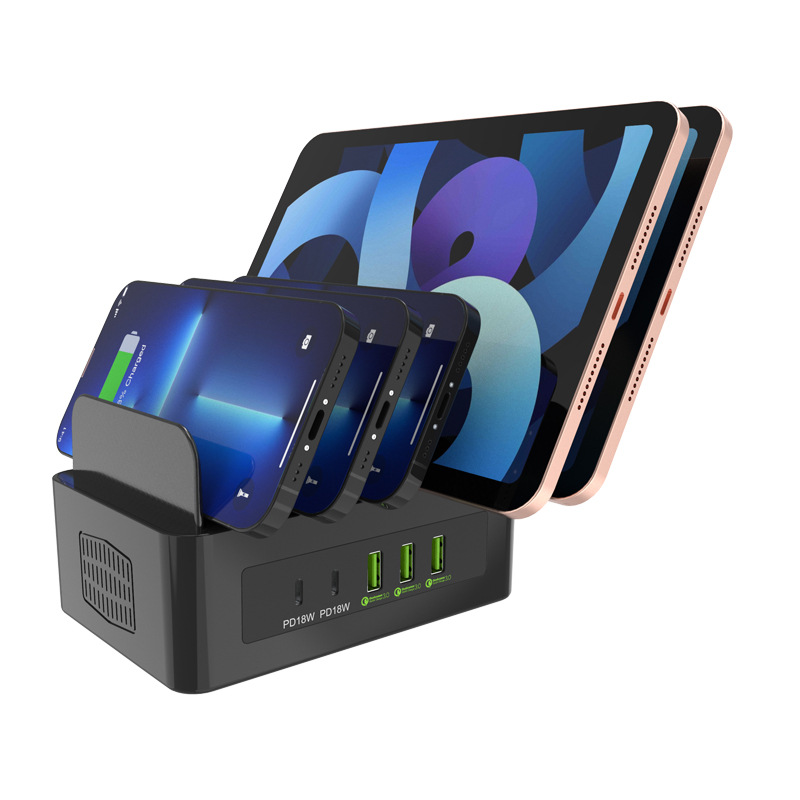 5 porte (3 USB + 2 USB C) 100 W