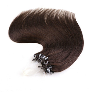 Extensions de cheveux humains Remy chinois 100 % naturels, à micro-anneaux, double épaisseur, doux, sans perte, couleur claire, lisses naturels, vente en gros. - Product Image 4