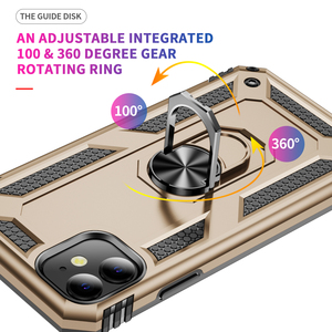 เคสโทรศัพท์ขาตั้งห่วงแม่เหล็กสำหรับ iPhone x XS XR XS 11 12 13 14 15 PRO MAX 8 7 plus 6 <span class=keywords><strong>6S</strong></span> PLUS ฝาครอบป้องกันด้านหลัง - Product Image 3