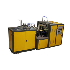 <b>Fully</b> <b>Automatic</b> PLC Controlled <b>Coffee</b> Paper Cup Making <b>Machine</b> 3-12 Oz Double-Sided PEfilm Coated High Capacity 50 Pcs/Min - Product Image 3