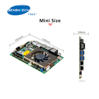 I5-1235U 15W I210AT 2 Lan monocanal DDR4 jusqu'à 64GB 6 COM 8 USB Linux ordinateur monocarte avec processeur pour IoT