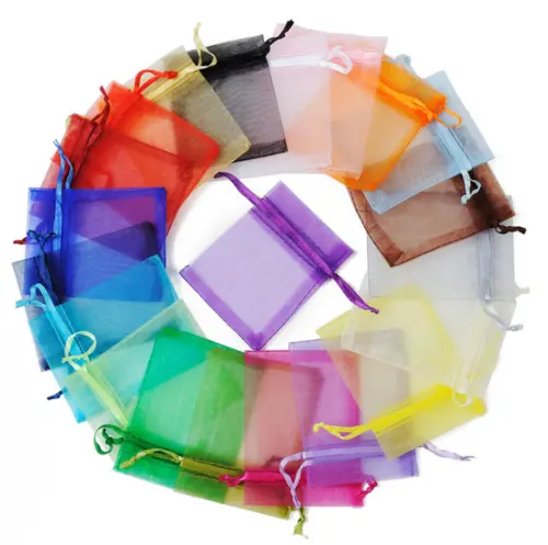 Mixed Color Organza Taschen für Weihnachts feier Hochzeits bevorzugung Geschenk Candy Jewell ery Pouches