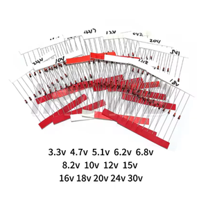 140 ชิ้น 14 ประเภท 10 ชิ้นต่อประเภท (3.3V - 30V) 0.5W 1/2W แพ็คไดโอดซีเนอร์ 140 ชิ้น - Product Image 5