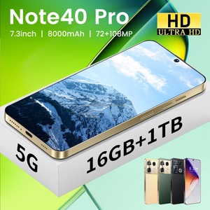 Teléfono inteligente <span class=keywords><strong>NOTE</strong></span> 40 Pro original personalizado, desbloqueado, 16GB + 1TB, LTE, Android 13,0, teléfono móvil para juegos, cámara trasera de 108MP, CPU Deca Core - Product Image 2