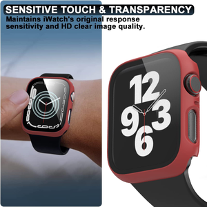 2 in 1 360 Degree Full Watch <b>Glass</b> Cover Watch Screen <b>Protector</b> case - Product Image 3