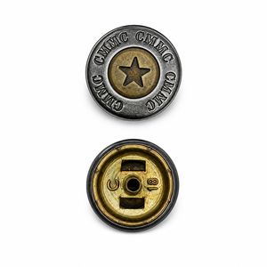 Boutons à pression en alliage métallique de 12 mm avec logo personnalisé pour vêtements Abaya, boutons-pression plaqués pour Thobe - Product Image 2