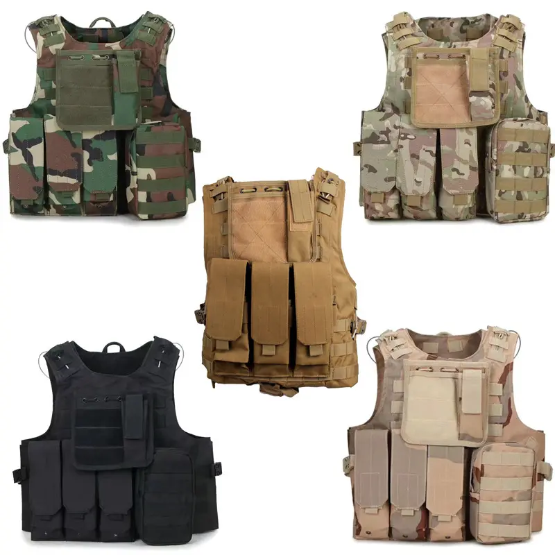 High Quality Nylon Amphibious Camouflage Equipment Chest Carry Vest Tactical Vest for Sale