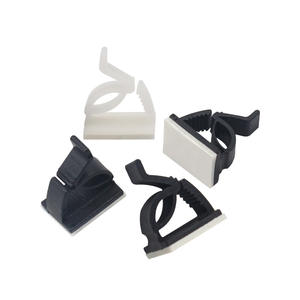 2025 Best Seller Preto Adhesive <span class=keywords><strong>Cable</strong></span> Clips R Plastic Wire Organizer Cord Holder para Desk Car Wall Ethernet <span class=keywords><strong>Cable</strong></span> Management - Product Image 4