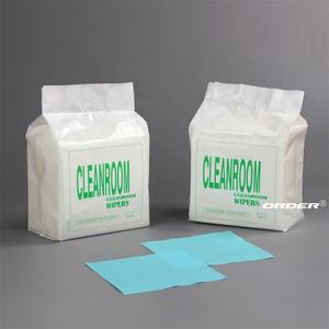 مساحات تنظيف متعددة الأغراض خالية من الوبر الأبيض غير المنسوجة ، ممسحة تنظيف الملابس لتنظيف الملابس - Product Image 5