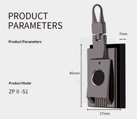 YH2279 Mochila para Computadora de Aleación de Zinc de Alta Seguridad Antirrobo y Duradera con Bloqueo de Huella Dactilar y Maletín con Cierre