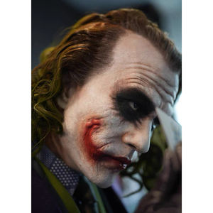 Statue de super-héros de la Justice League de taille réelle en résine de fibre de verre, modèle Heath Ledger, artisanat pour la décoration de la place du cinéma, du salon de bande dessinée - Product Image 6