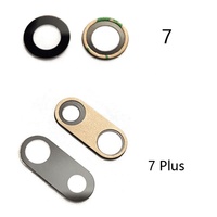Couvercle en verre d'objectif de caméra arrière pour 7 8 Plus X XR XS MAX 11 12 Pro 12Promax