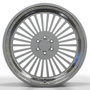 Rueda de camión forjada pulida personalizada cóncava 6061 T6 24*14 26*12 6*139,7 CB78.1 ET -76 -44 para recoger <span class=keywords><strong>Chevrolet</strong></span> Colorado Silverdo - Product Image 4