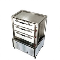 Gabinete de Cocción al Vapor de Tres Puertas para Salón de Banquetes, Restaurante de Té, Comedor de Ocio