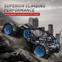 HK Inno - Juego de Construcción de Coche Todoterreno Bigfoot con Control Remoto Programable, Bloques de Construcción, Juguete Eléctrico Inalámbrico para Niños