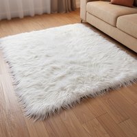 Échantillon de fourrures de chèvre en gros de l'usine, tapis en peau de chèvre naturelle