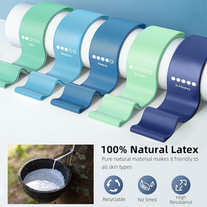 定制标志健身房硅胶松紧带锻炼乳胶健身臀部阻力环带 - Product Image 2