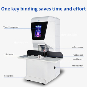 Best Selling Heavy-Duty Encadernação Máquina com 7mm de Perfuração Rápida para Impressão Lojas e Governo Uso Eletricidade Alimentada - Product Image 5