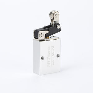 Válvula Mecánica Neumática de Palanca de Rodillo de 2 Posiciones y 3 Vías Airtac S3L-06 con Interruptor de Límite, Alimentación Eléctrica, Personalizable OEM - Product Image 2