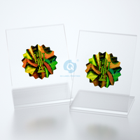 Étiquettes circulaires personnalisées en vinyle holographique laminé, autocollantes, imperméables et thermosensibles pour appareils photo et téléphones mobiles