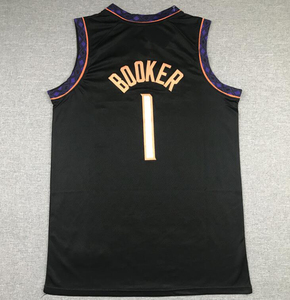Khâu Hoặc Nóng Ép Phoenix Bóng Rổ Jerseys 1 Devin Booker 3 Chris Paul 22 Ayton 35 Kevin Durant Áo Sơ Mi - Product Image 4