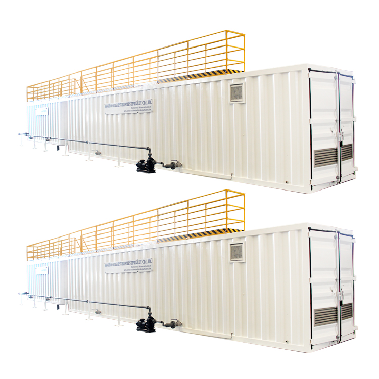 MBBR systme компактная переработка для небольших водоочистных заводов для заводов по производству могульных растений и напитков