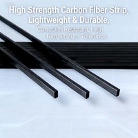 Bande de fibre de carbone à module élevé pour renforcement de manche de guitare, barre structurelle rigide pour poutres d'aile de drone 6x4 5x5 4x4mm anti-déformation
