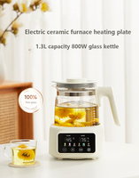 Hervidor Eléctrico Desmontable de 1.5L Multiusos con Placa Calefactora de Cerámica Eléctrica.