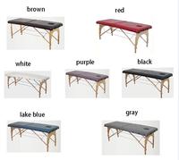 Table de massage en bois pour spa, pliable et réglable en hauteur, de haute qualité, avec fonction massage et soin du visage