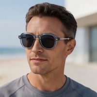 Lunettes de soleil rétro pour hommes à imprimé léopard, style européen et américain, monture carrée petite, monture intégrale, UV400, non polarisées
