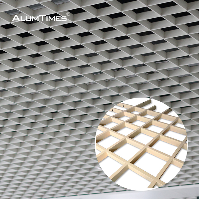 Grid False Open Cell Ceiling Tiles System Designs Aluminum Grid Ceiling Building Materials for Suspended Ceiling Grid Panel