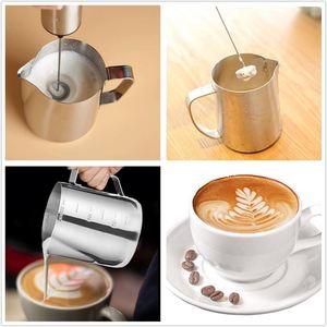 Rechargeable Milk Frother Home Stainless Steel <b>Small</b> Stirrer Automatic Electric Milk Frother - Product Image 6