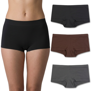 Mutandine Boyshorts Senza Cuciture da Donna a Vita Media, Vestibilità Morbida e Flessibile, Alta Elasticità, Morbide e Confortevoli, Intimo di Sicurezza, Vendita all'Ingrosso - Product Image 1